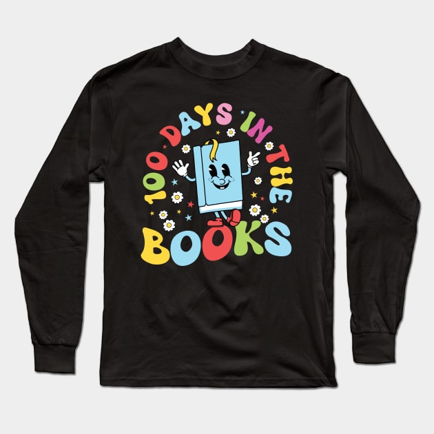 100 Days In The Books Long Sleeve T-Shirt by badrianovic